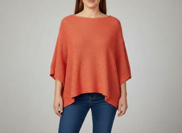 ubrania z meksyku: Ponczo damskie, rozmiar One size — 7