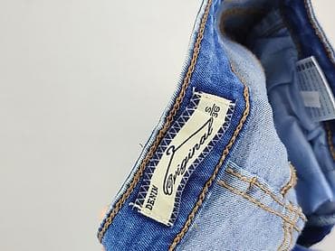 botki na platformie zara: DENIM JEANS, Jeansy damskie, rozmiar S — 6