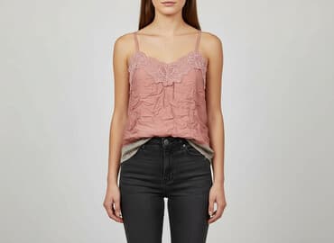 koszulka na ramiączkach jedwabna: Promod, T-shirt damski, rozmiar S — 7