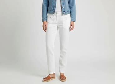 unisono spodnie lniane: Street One, Spodnie materiałowe damskie, rozmiar 2XS — 8