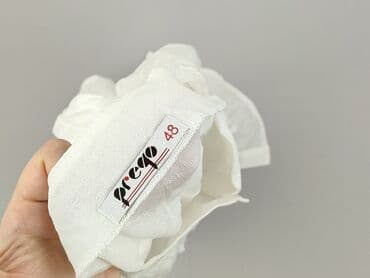 białe bluzki 3 4 rękaw: Bluzka damska, rozmiar 4XL — 5