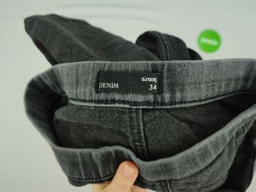 dżinsy czarne: Denim, Jeansy damskie, rozmiar XS — 4