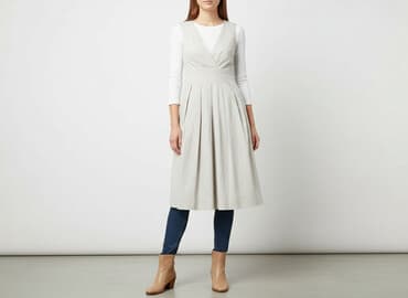 deichmann srebrne buty: Sukienka damska, rozmiar M — 7