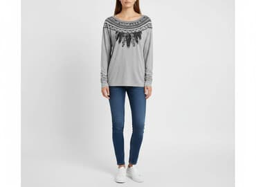 koszulki bez rękawów damskie samsoe samsoe: H&M, T-shirt damski, rozmiar S — 1