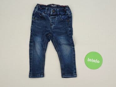 джинсова куртка: Denim pants, 9-12 months, condition - Perfect — 2