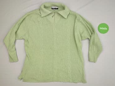 szmaragdowy sweter: Sweter damski, rozmiar M — 3