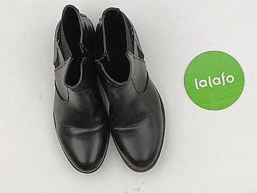 botki z klamrami: Botki damskie, rozmiar 38 — 2