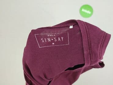 sinsay bluzki z krótkim rękawem: Sinsay, Top damski, rozmiar M — 4
