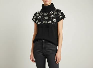 sweter z krótkim rękawem reserved: Sweter damski, rozmiar S — 5