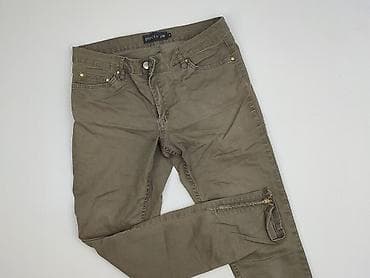 jeansy regular: Spodnie materiałowe damskie, rozmiar M — 1