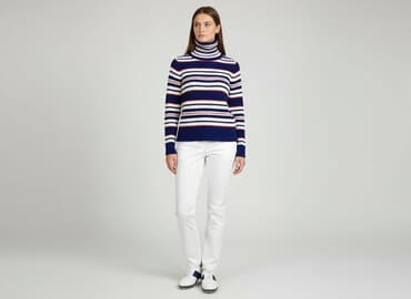 nylon sweter: Golf damski, rozmiar L — 9