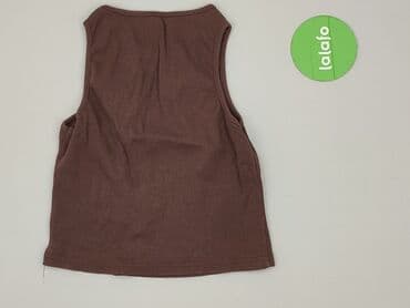 czarne prążkowane bluzki: Top damski, rozmiar S — 4