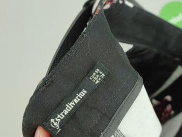 stradivarius spódnico spodenki czarne: Stradivarius, Szorty damskie, S — 4