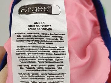 duza torba: Kamizelka, Ergee, 6-9 miesięcy, stan - Idealny — 5