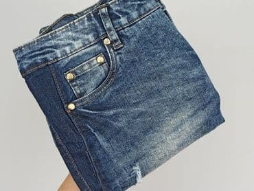 jeansy z asymetrycznym zapieciem: RAINBOW, Jeansy damskie, rozmiar M — 6