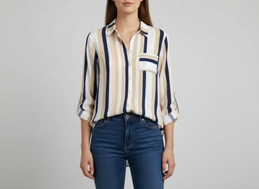 koszula wiya w paski: Wallis, Koszula damska, rozmiar L — 7