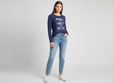 bluzki z dlugim rekawem basic: Bluzka damska, rozmiar XS — 6