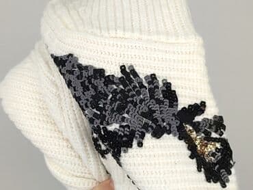 bialy sweterek hm: H&M, Sweter damski, rozmiar S — 5