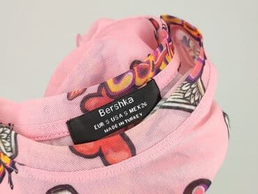 bluzki z siateczki stradivarius: Bershka, T-shirt damski, rozmiar S — 5