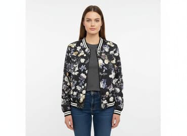 kombinezony wędkarskie: Kurtka bomberka damska, rozmiar L — 6