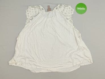 biała bluza damska hm: H&M, Bluzka damska, rozmiar 3XL — 3