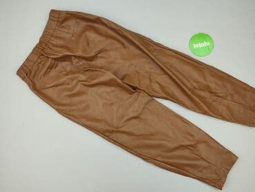 spodnie woskowane brązowe reserved: Reserved, Material trousers for women, size M — 4