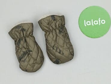 klapki z futerkiem na obcasie: Gloves, 18 cm, condition - Good — 2