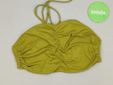 bluzka żółta w czarne paski: Shein, Top damski, rozmiar L — 2