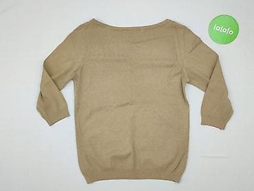 beżowy sweter: Sweter damski, rozmiar L — 3