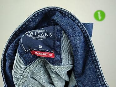 sweter patchwork: DENIM JEANS, Męska kurtka jeansowa, rozmiar M — 4