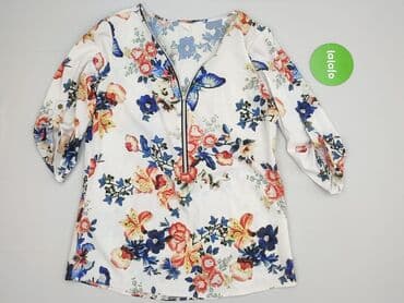 bluzki z kwiacistym wzorem: Tunika damska, rozmiar M — 2