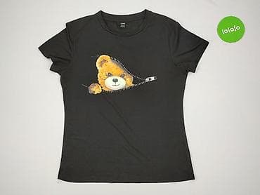 bluzki oversize plus size: Shein, T-shirt damski, rozmiar M — 2