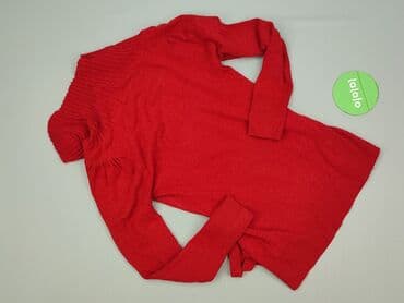 szeroki czerwony pasek do sukienki: Golf damski, rozmiar M — 3