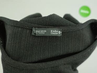 czarna bluzka koronkowa zara: Zara, Bluzka damska, rozmiar S — 4