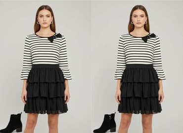 tanie sukienki dla nastolatek: F&F, Sukienka damska, rozmiar S — 1