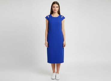 sukienka w kolorze kobaltowym: Sukienka damska, rozmiar M — 1