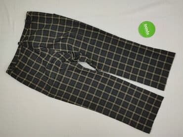 moda dla 70 latki: Material trousers for women, size L (EU 40) — 3