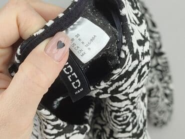 czarną sukienka z białym kołnierzykiem h m: H&M, Sukienka damska, rozmiar M — 5