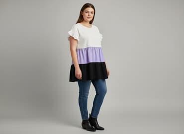 sukienka z poliestru i elastanu: Bluzka damska, rozmiar XL — 1