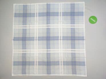 trzymacz koszuli: Obrus 88 x 88, kolor - Błękitny, stan - Bardzo dobry — 2