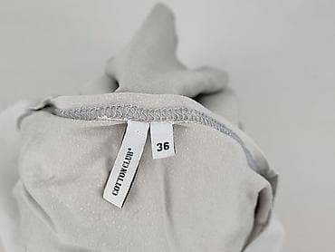 szara tunika: Cotton Club, Bluzka damska, rozmiar S — 4