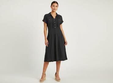 deezee sandaly czarne: Sandwich, Sukienka damska, rozmiar M — 7