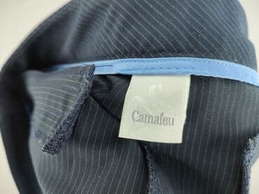 beżowe buty na koturnie ccc: CAMAIEU, Spodnie materiałowe damskie, L — 4