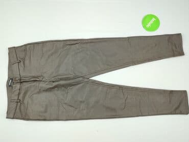 spodnie woskowane brązowe reserved: Spodnie materiałowe damskie, rozmiar XL — 2