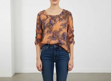 pomarańczowa marynarka mohito: Bluzka damska, S — 5