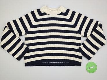 granatowy sweter damski: H&M, Sweter damski, rozmiar M — 2