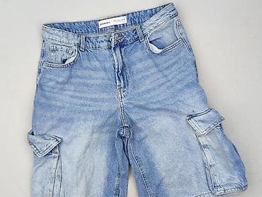 pull and bear jeans mom fit: Bershka, Szorty damskie, rozmiar S — 1
