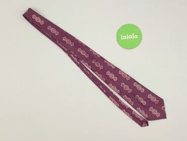 złote dodatki do zielonej sukienki: Tie, color - Claret, condition - Very good — 2