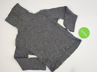 szafirowy sweter: Golf damski, rozmiar One size — 3