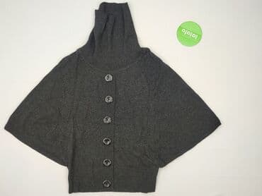 koszulka sweterkowa: Ponczo damskie, rozmiar L — 2